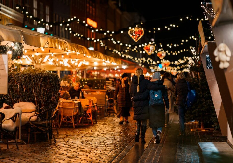 A christmas market